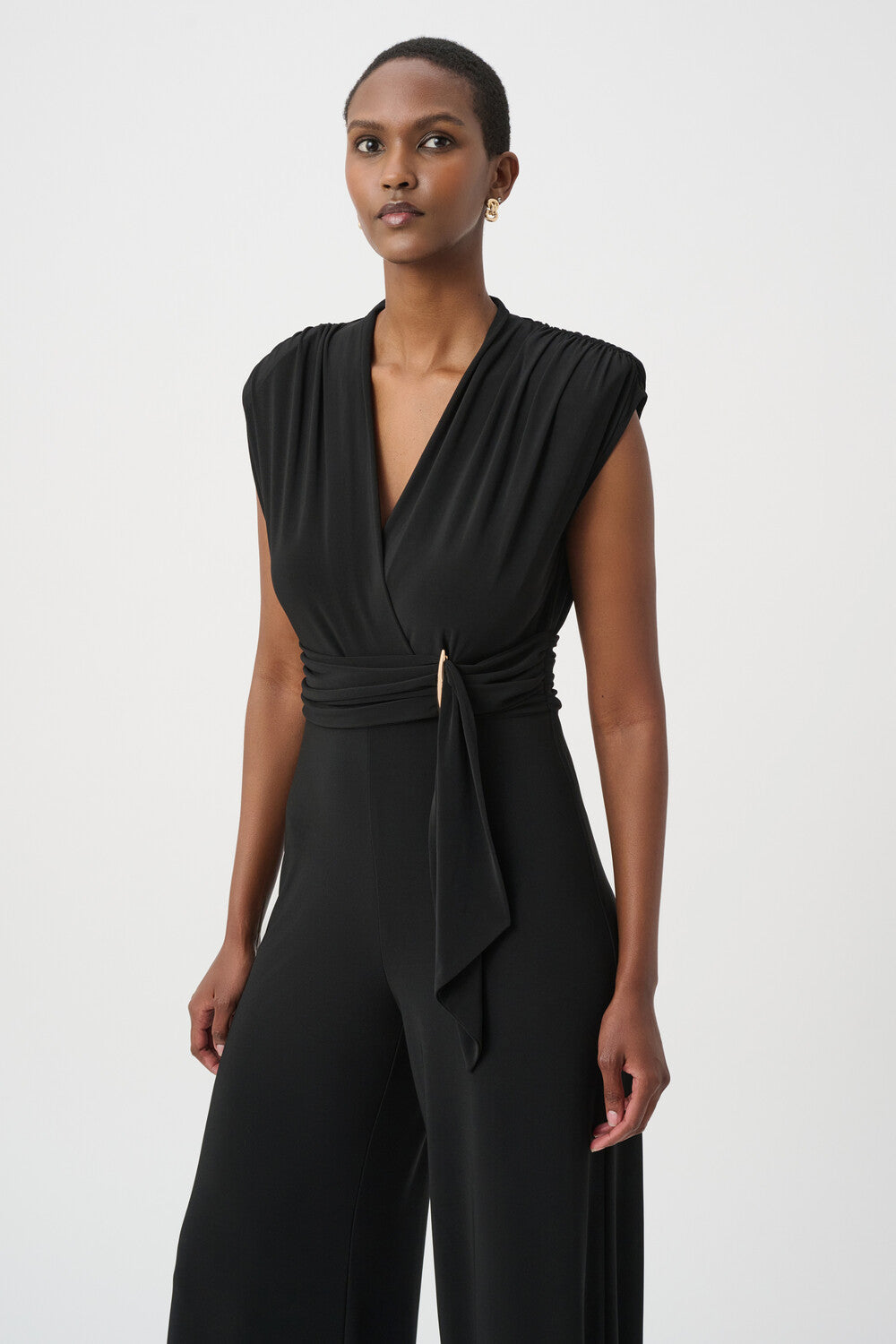 Formal Belted Jumpsuit