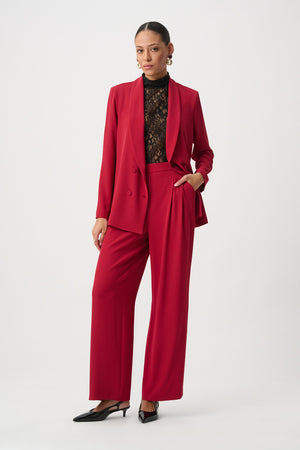 Belted Wide-leg Trousers