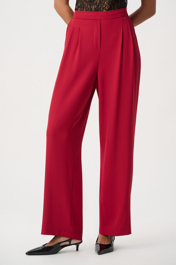 Belted Wide-leg Trousers