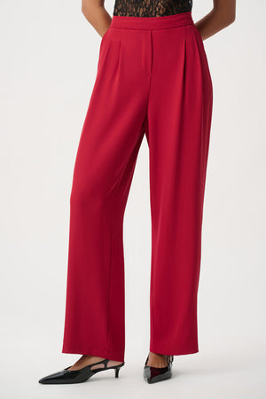 Belted Wide-leg Trousers