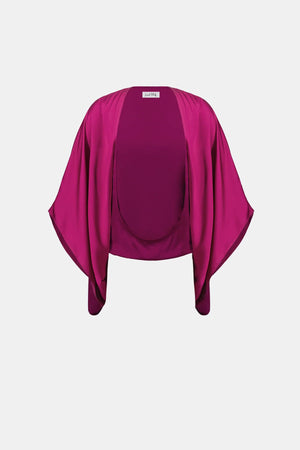Satin Dolman Sleeve Cover Up