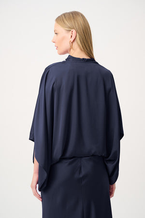 Satin Dolman Sleeve Cover Up