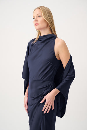 Satin Dolman Sleeve Cover Up