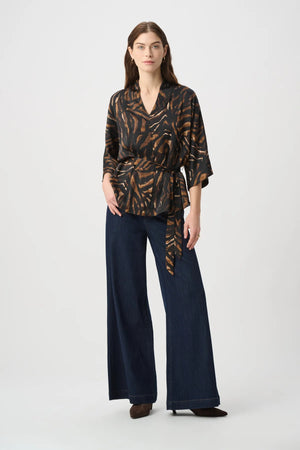 Featherweave Denim Palazzo Jeans