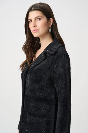 Studded Sweater Coat