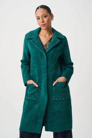 Studded Sweater Coat
