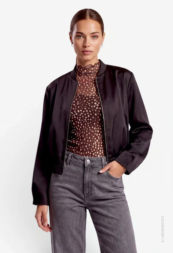 Relaxed Fit Blouson Jacket