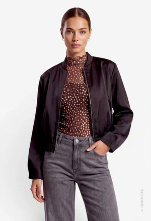 Relaxed Fit Blouson Jacket