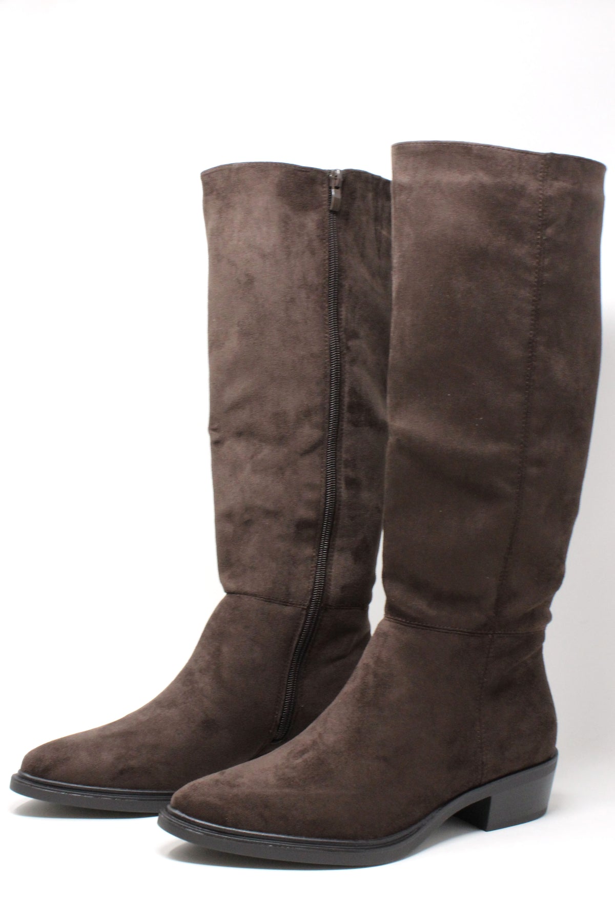Pointed Knee High Boot