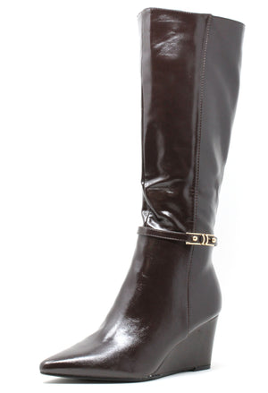 Wedge Knee High Boot