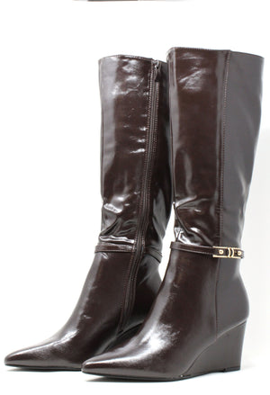 Wedge Knee High Boot