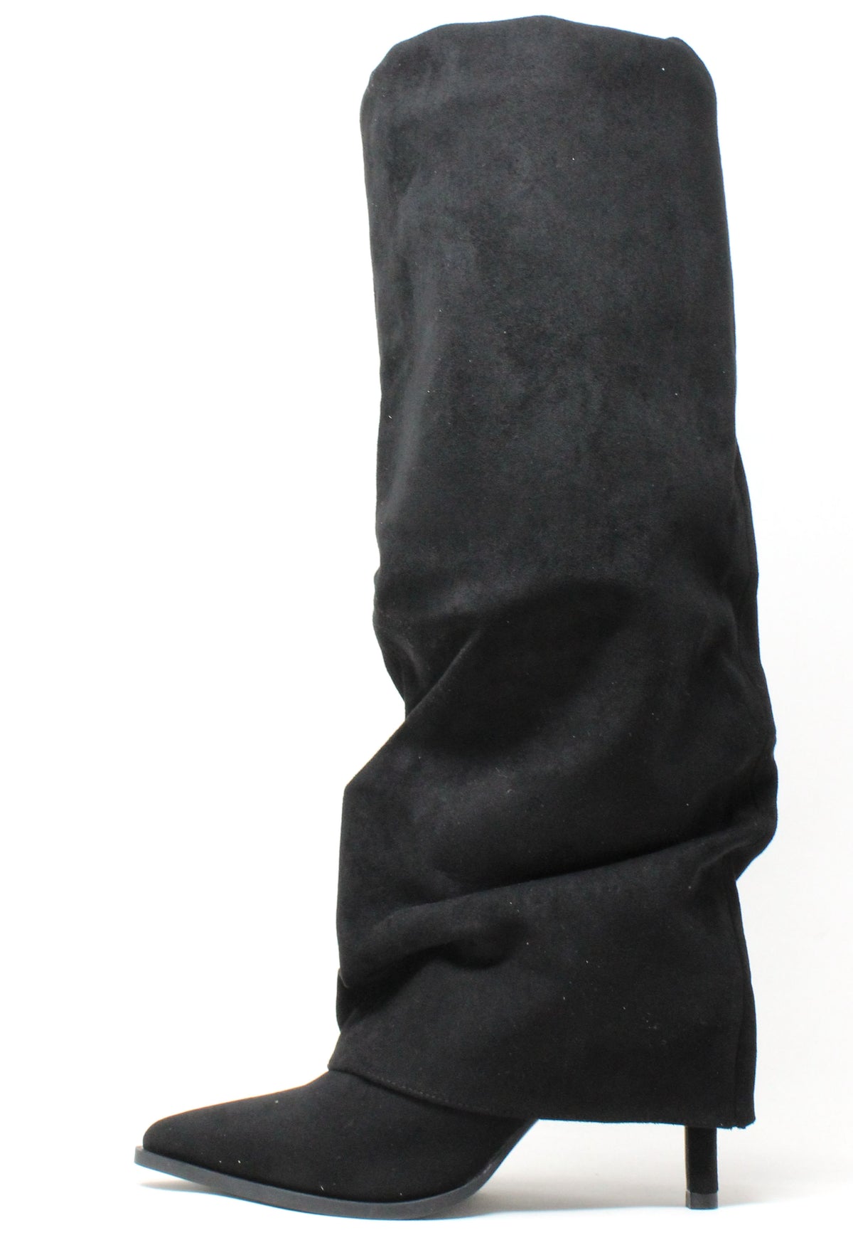 Fold Over Knee High Boot