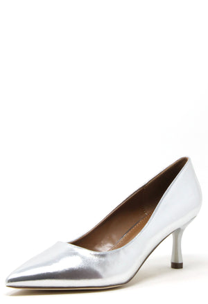 Metallic Court Heel