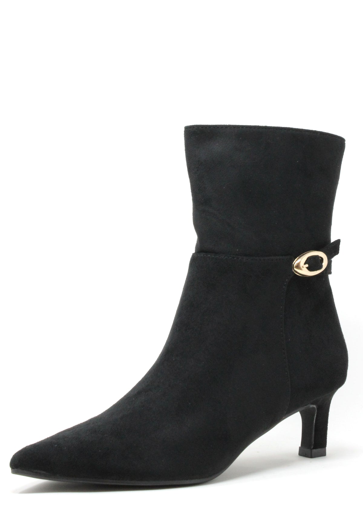 Vintage Buckle Ankle Boot