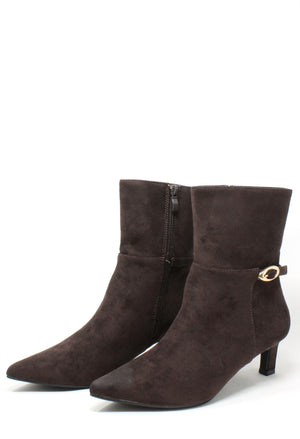 Vintage Buckle Ankle Boot
