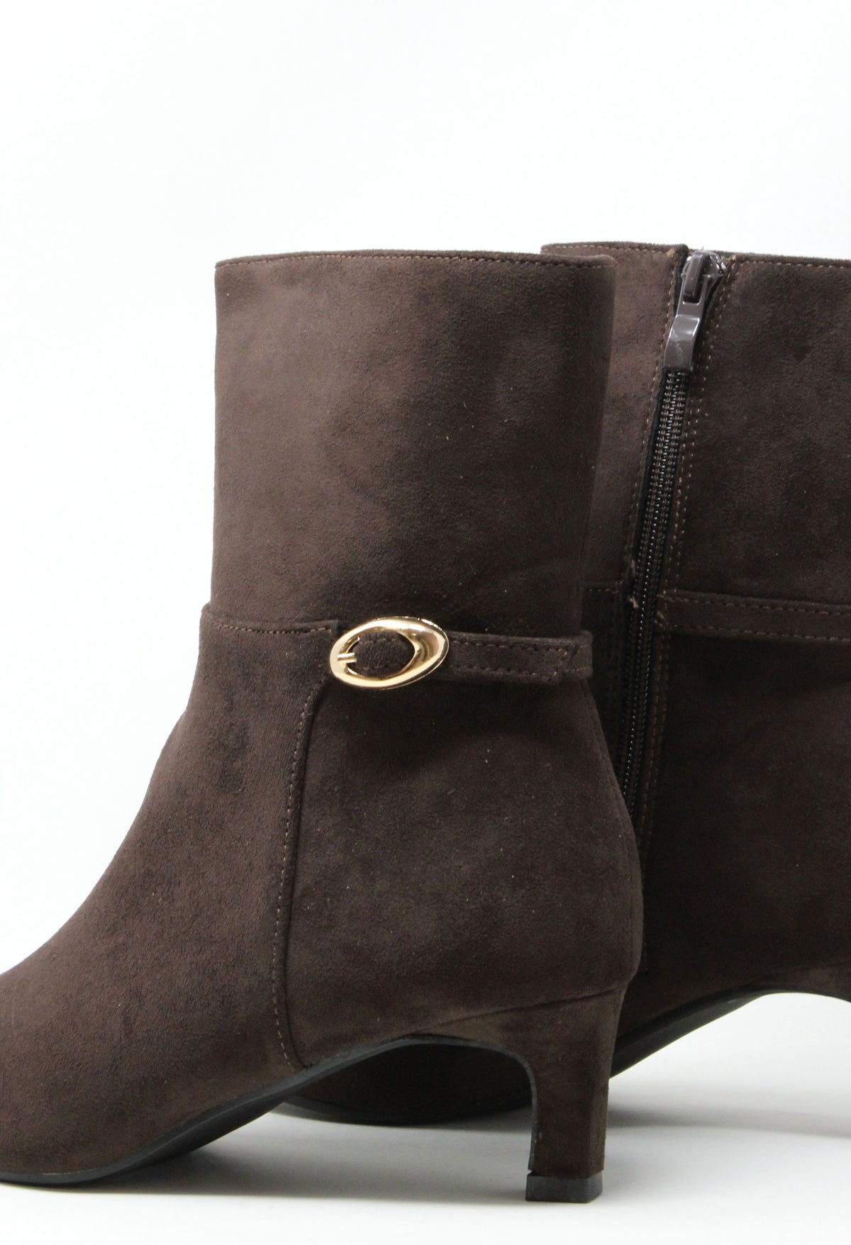 Vintage Buckle Ankle Boot