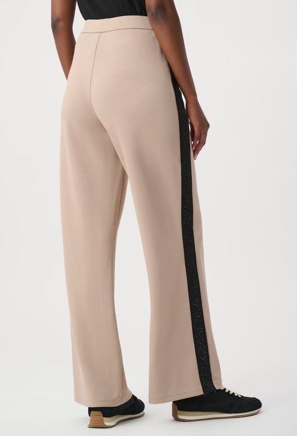 Wide Leg Pant With Rhinestones