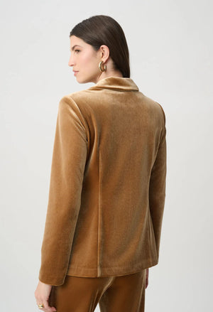 Tailored Velvet Fitted Blazer