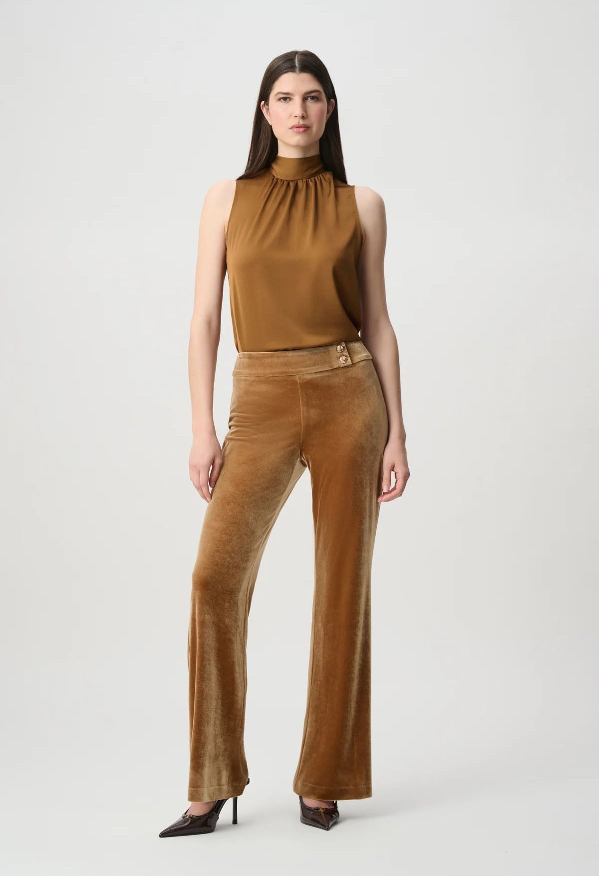 Velvet Flared Pants