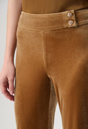 Velvet Flared Pants