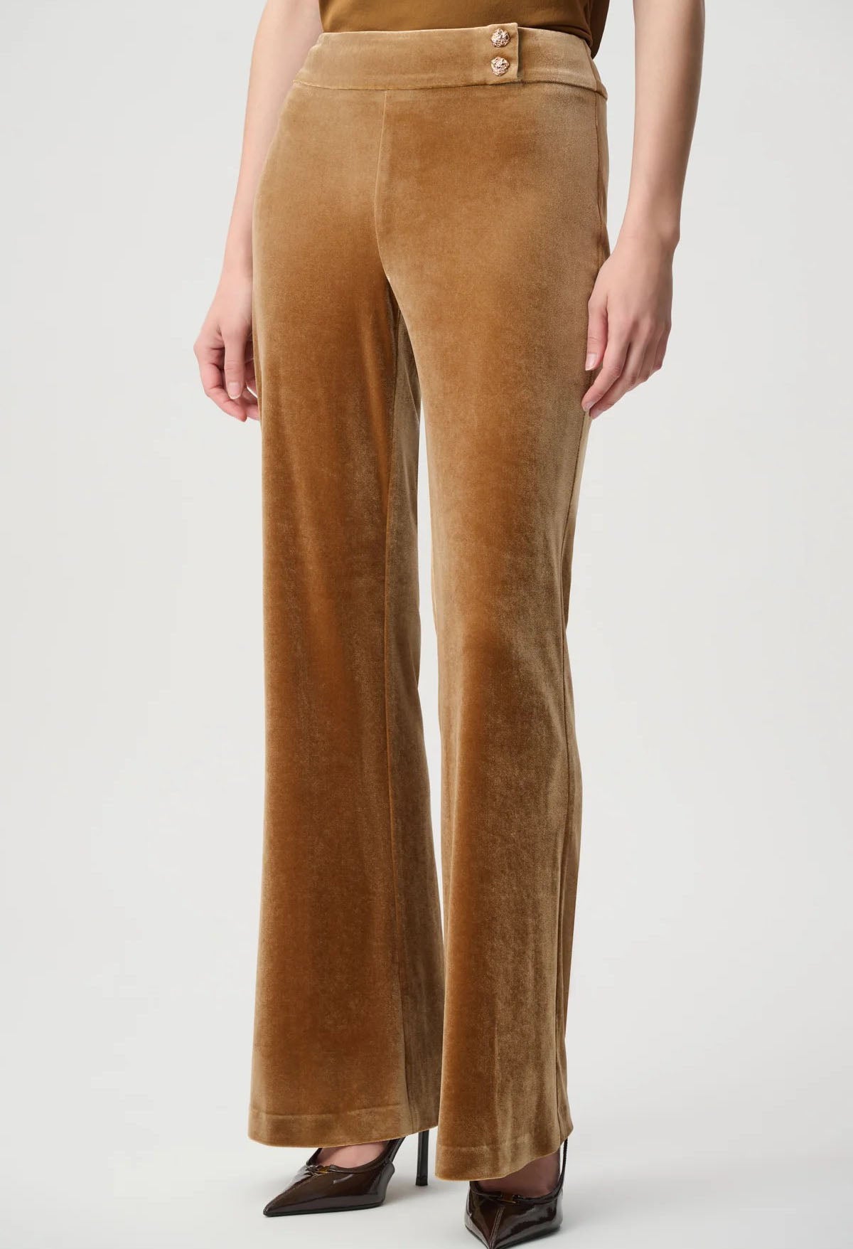 Velvet Flared Pants