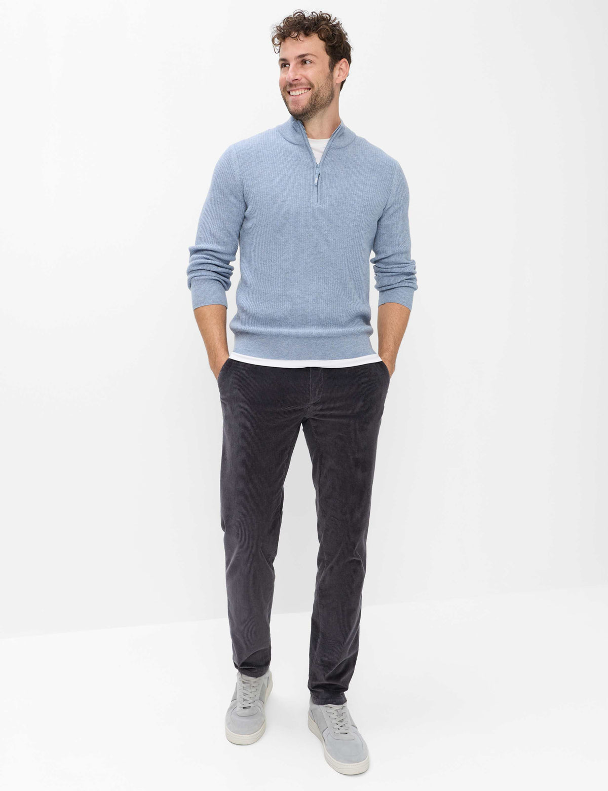 Steffen Knitted Half Zip
