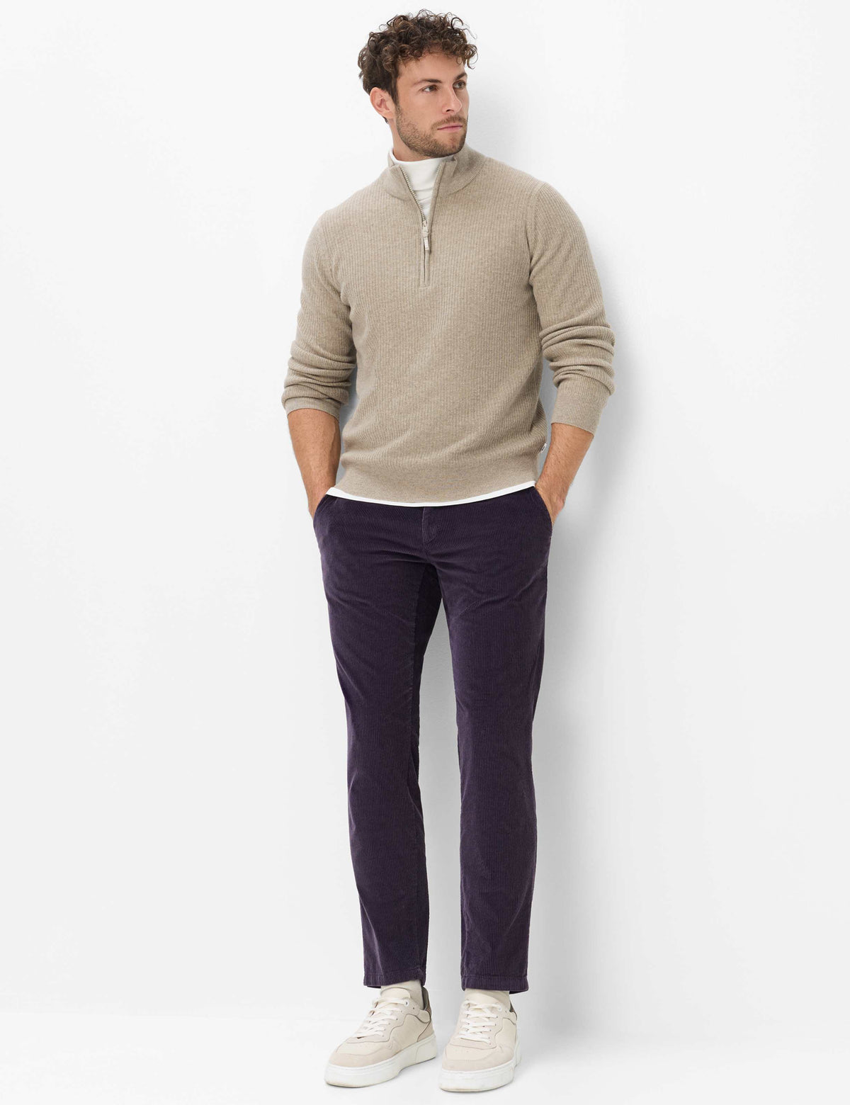 Steffen Knitted Half Zip