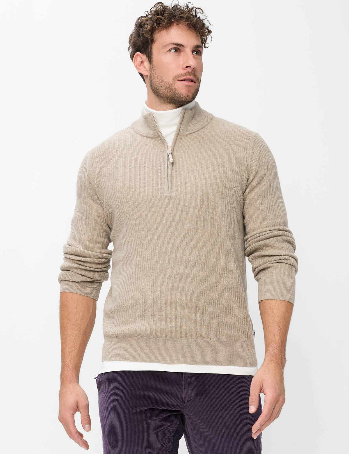 Steffen Knitted Half Zip
