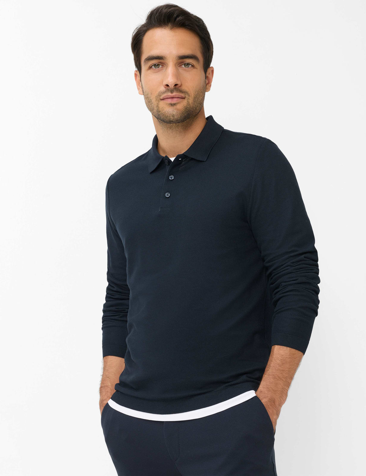 Long Sleeve Polo Shirt