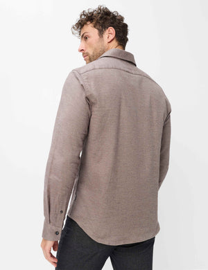 Notched Collar Shirt