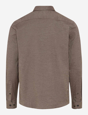 Notched Collar Shirt