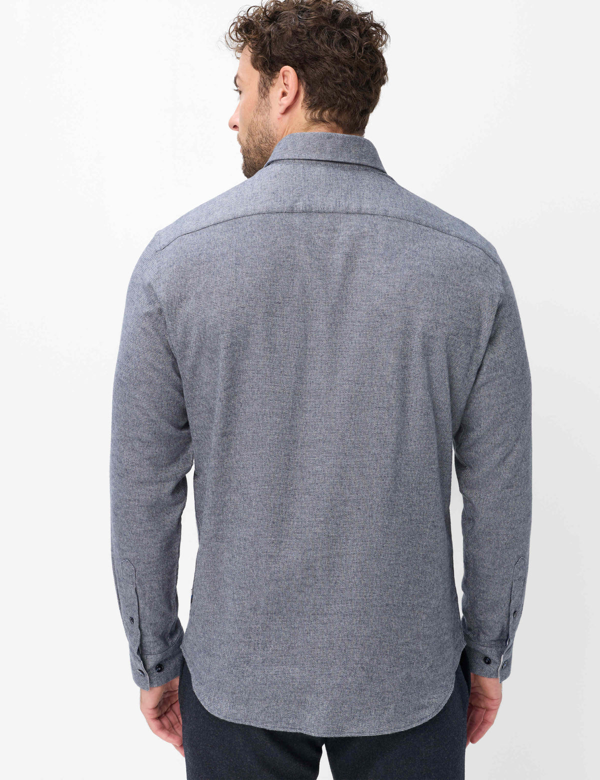 Notched Collar Shirt