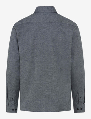 Notched Collar Shirt