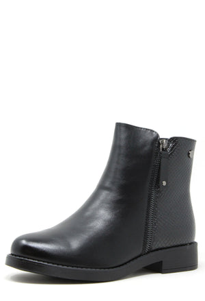 Snake Pattern Ankle Boot
