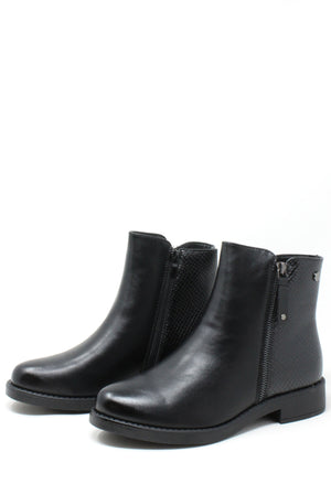 Snake Pattern Ankle Boot