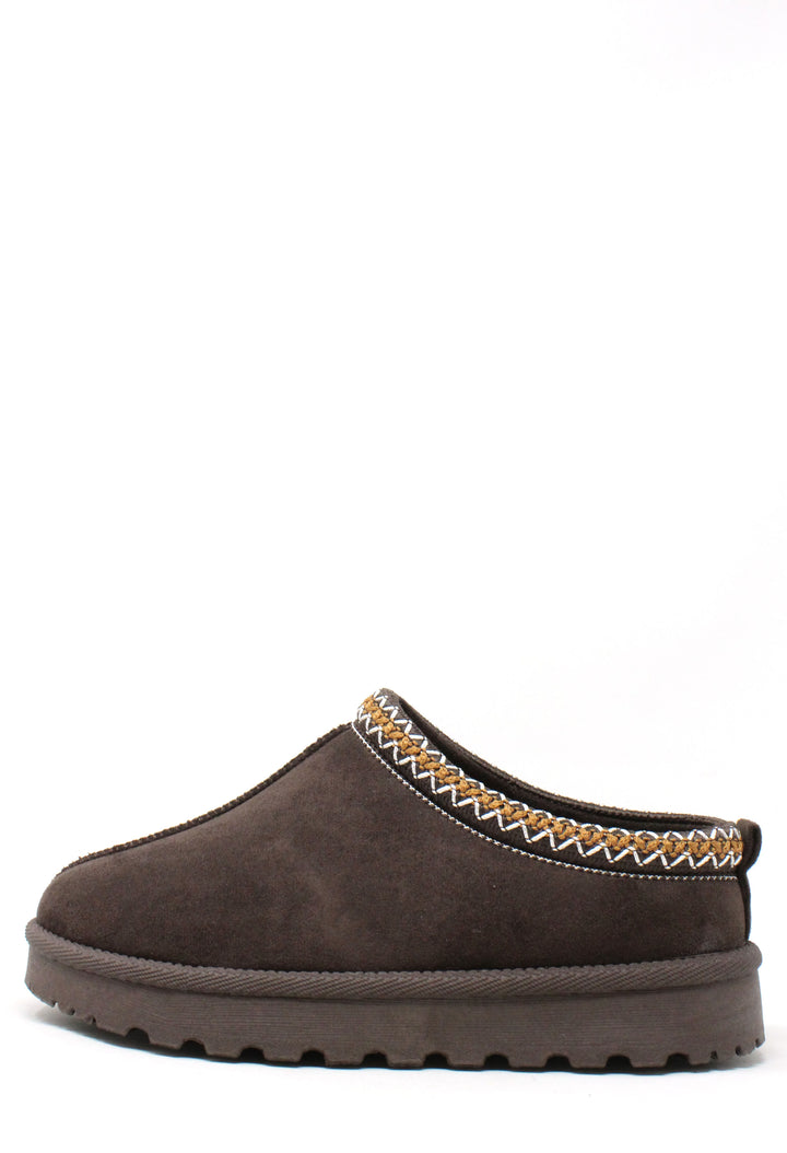 Embroidered Slip On Boots