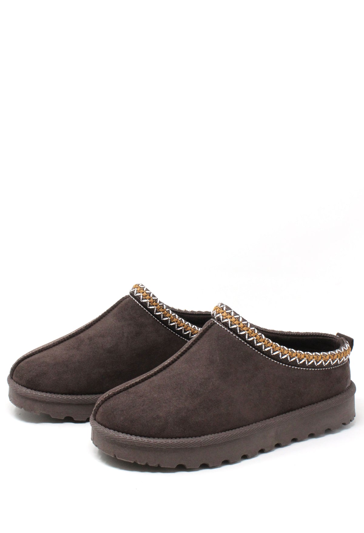 Embroidered Slip On Boots