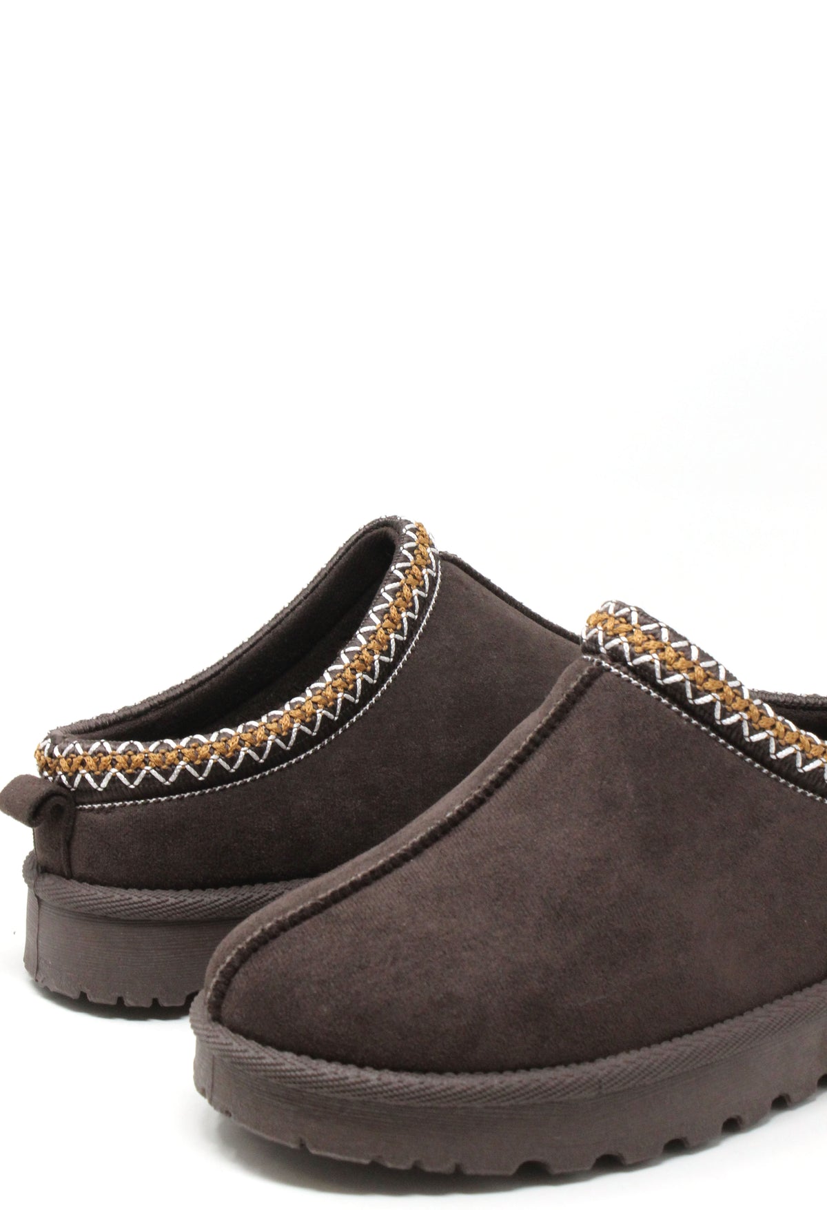 Embroidered Slip On Boots