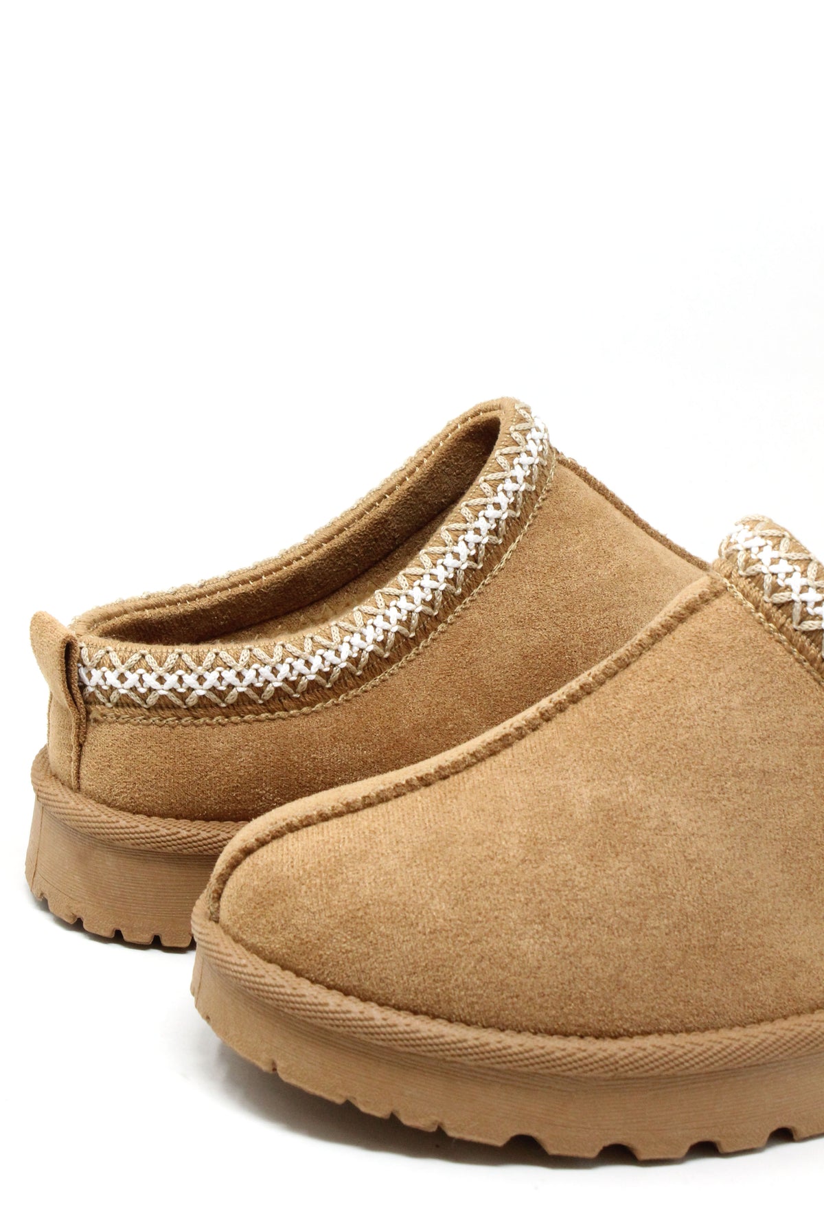 Embroidered Slip On Boots