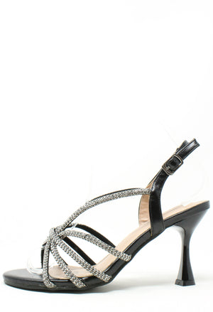 Diamante Strap Heels