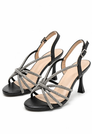 Diamante Strap Heels