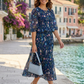 Mini Bloom Plisse Dress