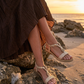 Wooden and Braid Sandal