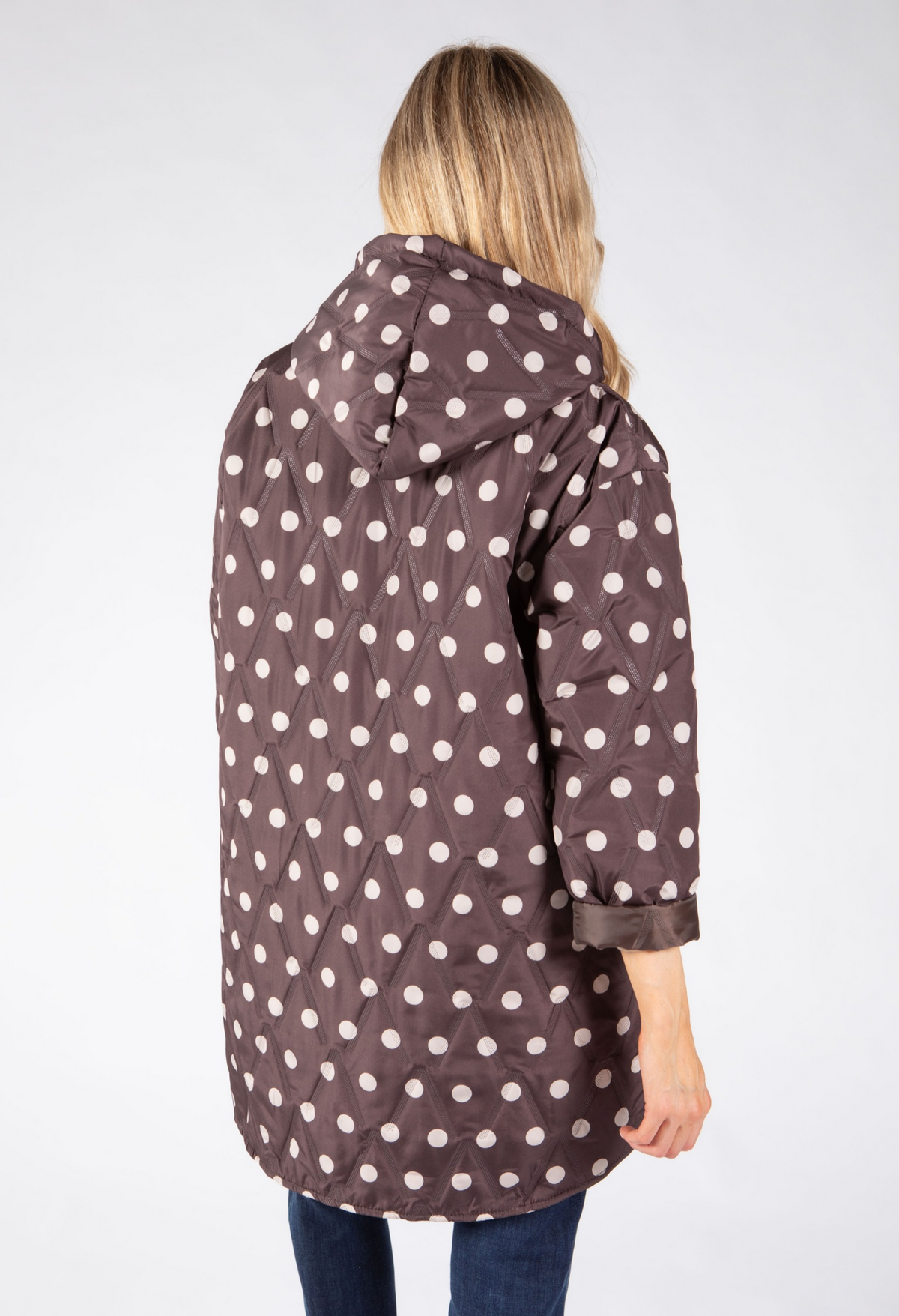 Dotty Quilted Coat