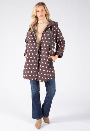 Dotty Quilted Coat