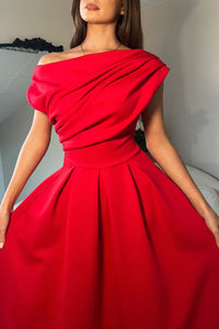 Betty Asymmetric Midi Dress