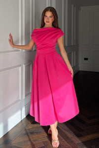 Betty Asymmetric Midi Dress