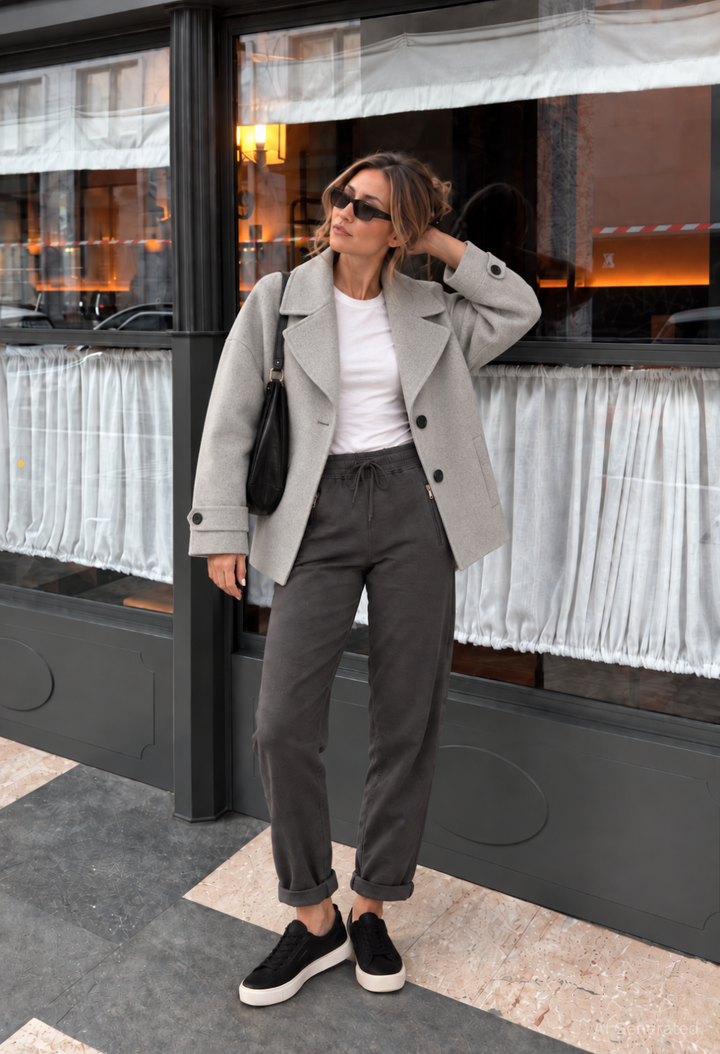 Sienna Luxe Zip Joggers