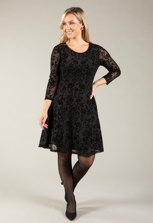 Floral Mesh Dress