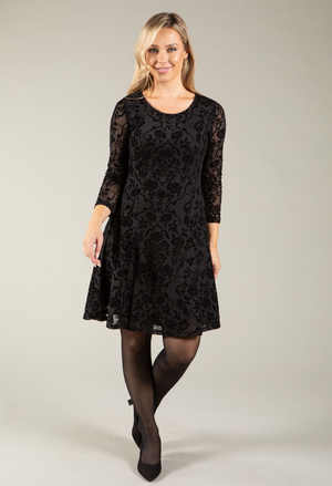 Floral Mesh Dress